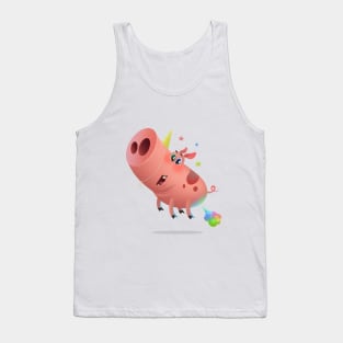 Piggy unicorn Tank Top